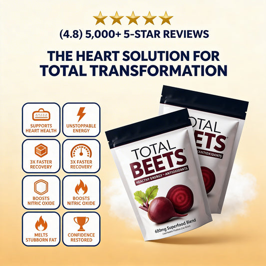 Total Beets™ – Blood Pressue Support + Strengthening Heart Health (Trusted By Doctors)
