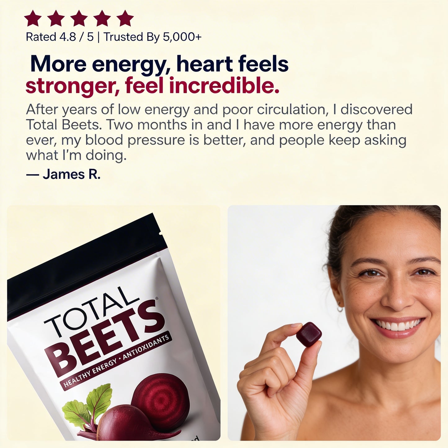 Total Beets™ – Blood Pressue Support + Strengthening Heart Health (Trusted By Doctors)