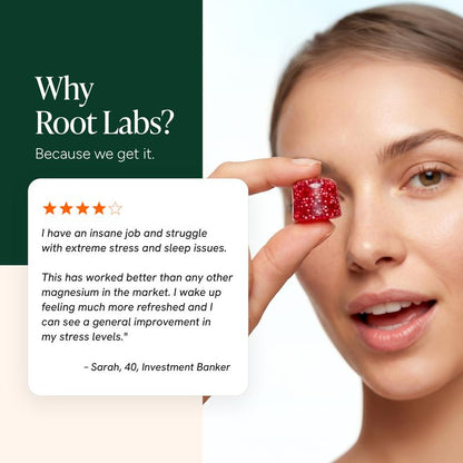 Improves Sleep Quality Liposomal Magnesium + Ashwagandha Gummies